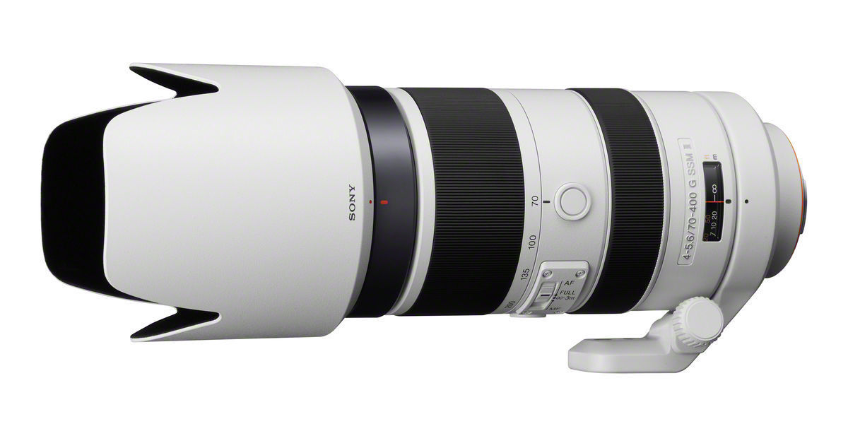 Об'єктив Sony 70 - 400 mm F4-5.6 G SSM II офіційно представлений