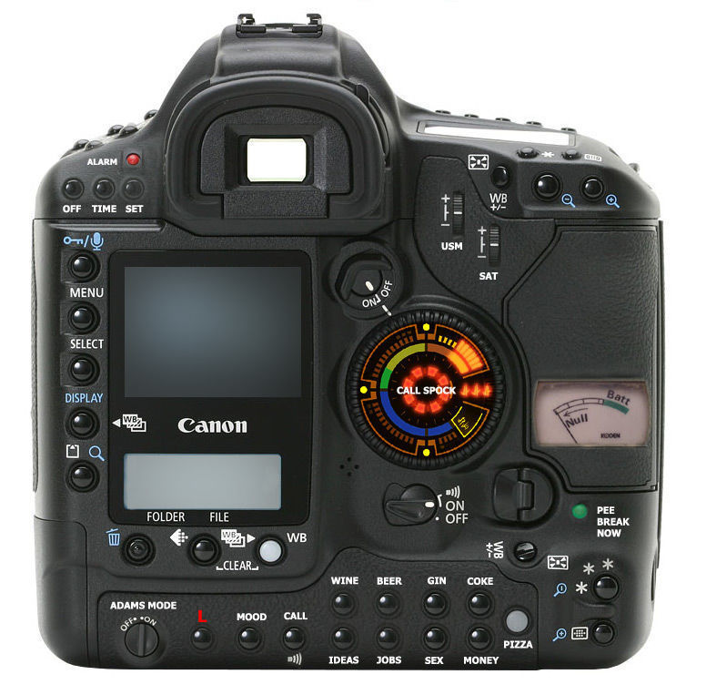 Перша інформація про камері Canon EOS 3D