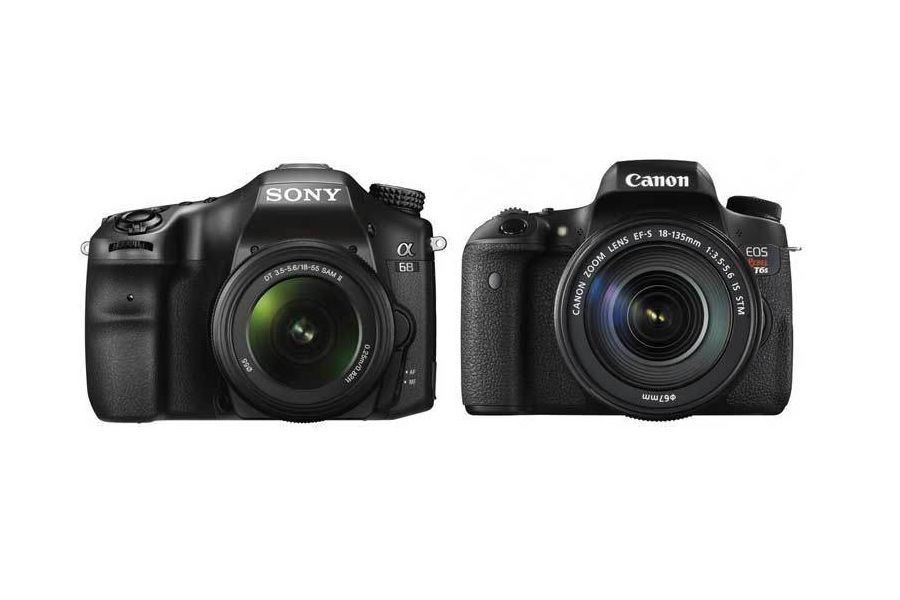 Порівняння камер Sony A68 і Canon 760D