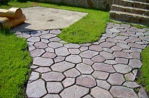 Направи си сам тротоарни плочки за летни вили