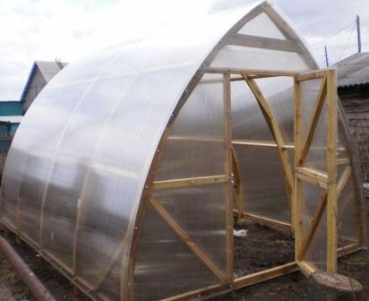 Чертеж на сводеста оранжерия