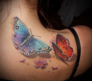 tatuaj fluture sensul - sensul cuvântului, istoria și tatuaj fotografie