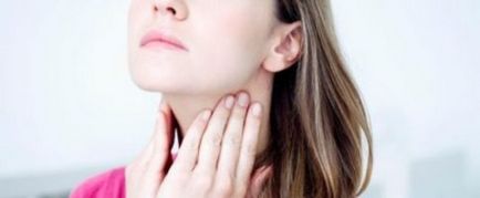 Durere în gât atunci când glanda tiroidă, eventualele simptome