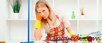 Mama ma ajutat cu curățarea de apartamente