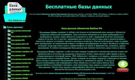 Cum de a sparge numărul de baze de date Cum de a sparge numărul de baze de date