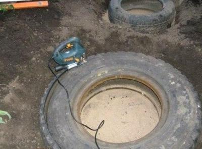 Cum sa faci un bazin de pneuri