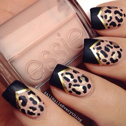 Cifrele de pe unghii leopard