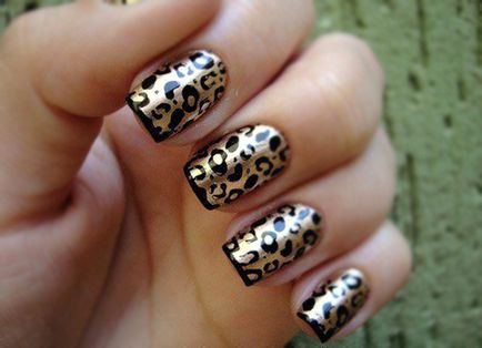 Cifrele de pe unghii leopard