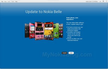 Nokia a lansat Nokia actualizare belle pentru smartphone-uri Symbian ^ 3
