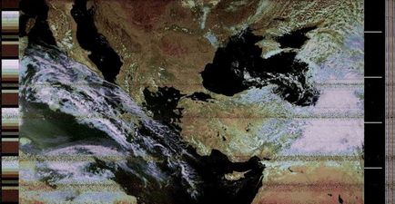Așa cum se vede din satelit la sol