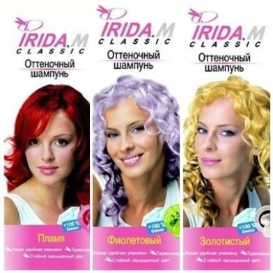 șampoane colorat Irida