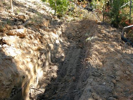 Construirea unui zid de sprijin