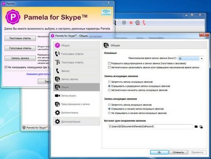 Pamela pentru Skype ea