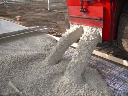 Cum de a opri beton într-un malaxor de beton