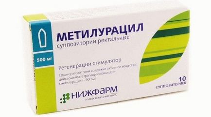 lumânări Methyluracyl în ginecologie