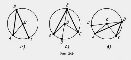 Cum de a găsi unghiul de triunghi înscris