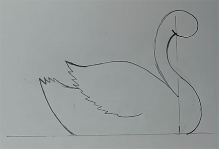 Cum de a desena o lebădă în etape