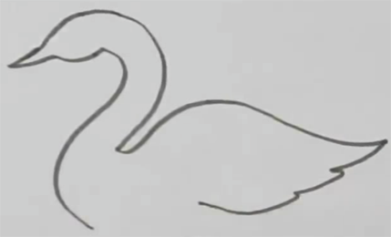 Cum de a desena o lebădă în etape