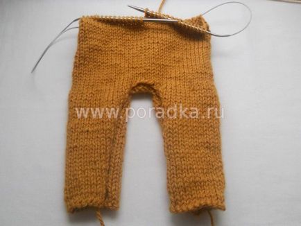 Cum să tricot chiloți pe spițe