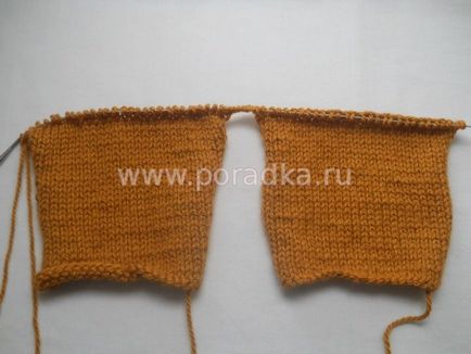 Cum să tricot chiloți pe spițe