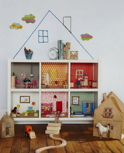 5 idei cum să facă o casă de păpuși cu propriile sale mâini, idei pentru copii