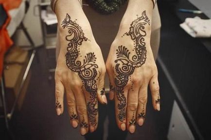 Bio-henna tatuaj ce este - 44 fotografii