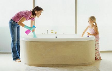 Cum se curata o baie de placa care poate ajuta, și că este dăunător pentru spumant