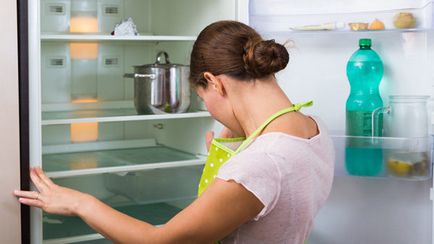 Spălarea în interiorul frigider pentru a elimina mirosul, pentru spălare, foto, video
