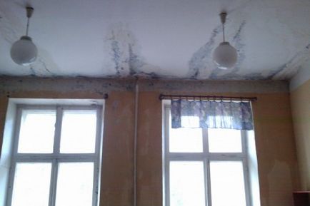 Ce dacă scurgerile de acoperiș într-o casă privată sau un apartament