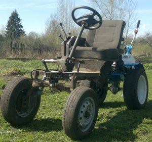 Ce este un adaptor pentru mersul pe jos tractor, cum să facă echipament cu propriile lor mâini