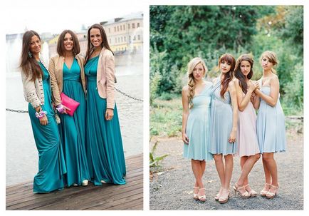 Culori si stiluri de rochii frumoase pentru domnisoarele de onoare 2017