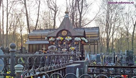 Danilovskoe Matroana cimitir grav și Templul de Rusalii