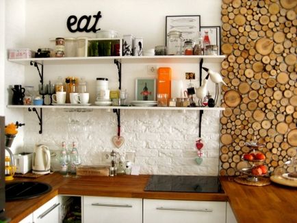 Decorul pentru pereții din bucătărie cu mâinile (41 poze) tencuiala decorativa - idei de design