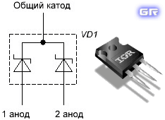 diode Schottky 1 (LED-uri îndeplinesc o serie) diode Schottky 1
