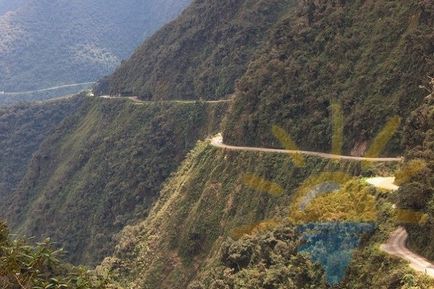 Drumul morții în Bolivia atrage la sine călătorii cei mai extreme