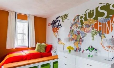 hartă a lumii - - murala pentru copii pe perete (44 poze) imagini pe tapet în pepinieră