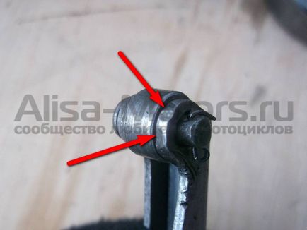 Fotografii de la repararea și asamblarea PPC scuter „furnică“, „Tula», Alisa-motoare