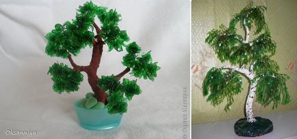 bonsai artificiale pentru etapa de mâini cu pas, cu fotografii, o clasă de master, modul de a face cele mai detaliate