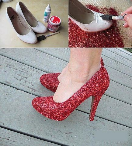 Cum de a decora pantofi cu mâinile sale de moda idei