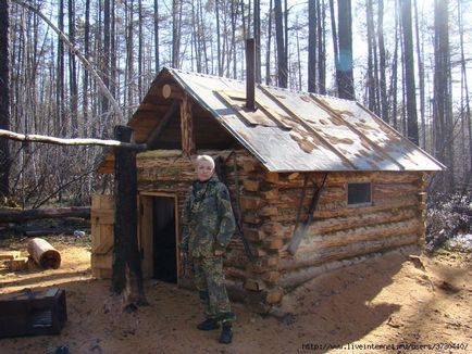 Cum am construit cabana în pădure