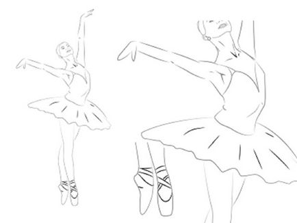 Cum de a desena un creion etape balerina pentru incepatori
