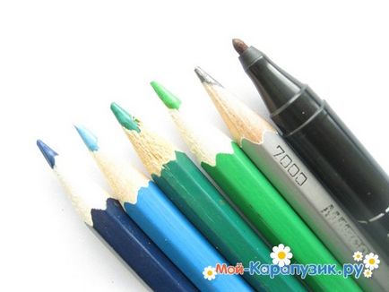 Cum de a desena un creion ghiocei în etape