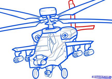 Cum de a desena un elicopter etape creion