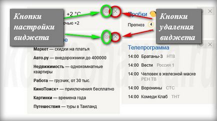 Cum de a personaliza widget-urile de pe pagina principală a Yandex