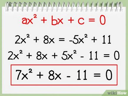 Cum de a găsi rădăcinile unei ecuații pătratice
