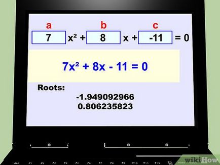 Cum de a găsi rădăcinile unei ecuații pătratice