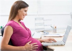 Așa cum este imposibil să se așeze în timpul sarcinii