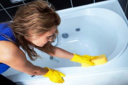 Cum pentru a curăța rugina în baie - instrumente și metode tradiționale