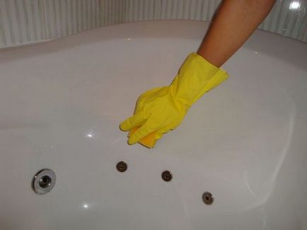 Cum se curata o baie de modalități eficiente de placă galben
