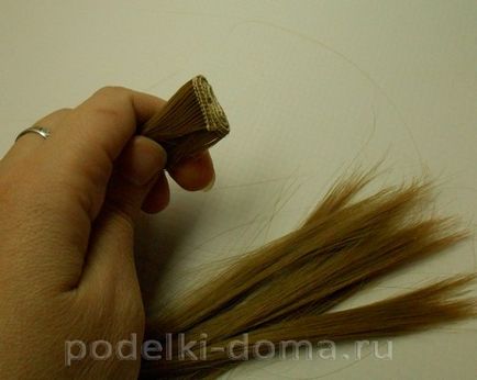 Cum să coase părul păpușă